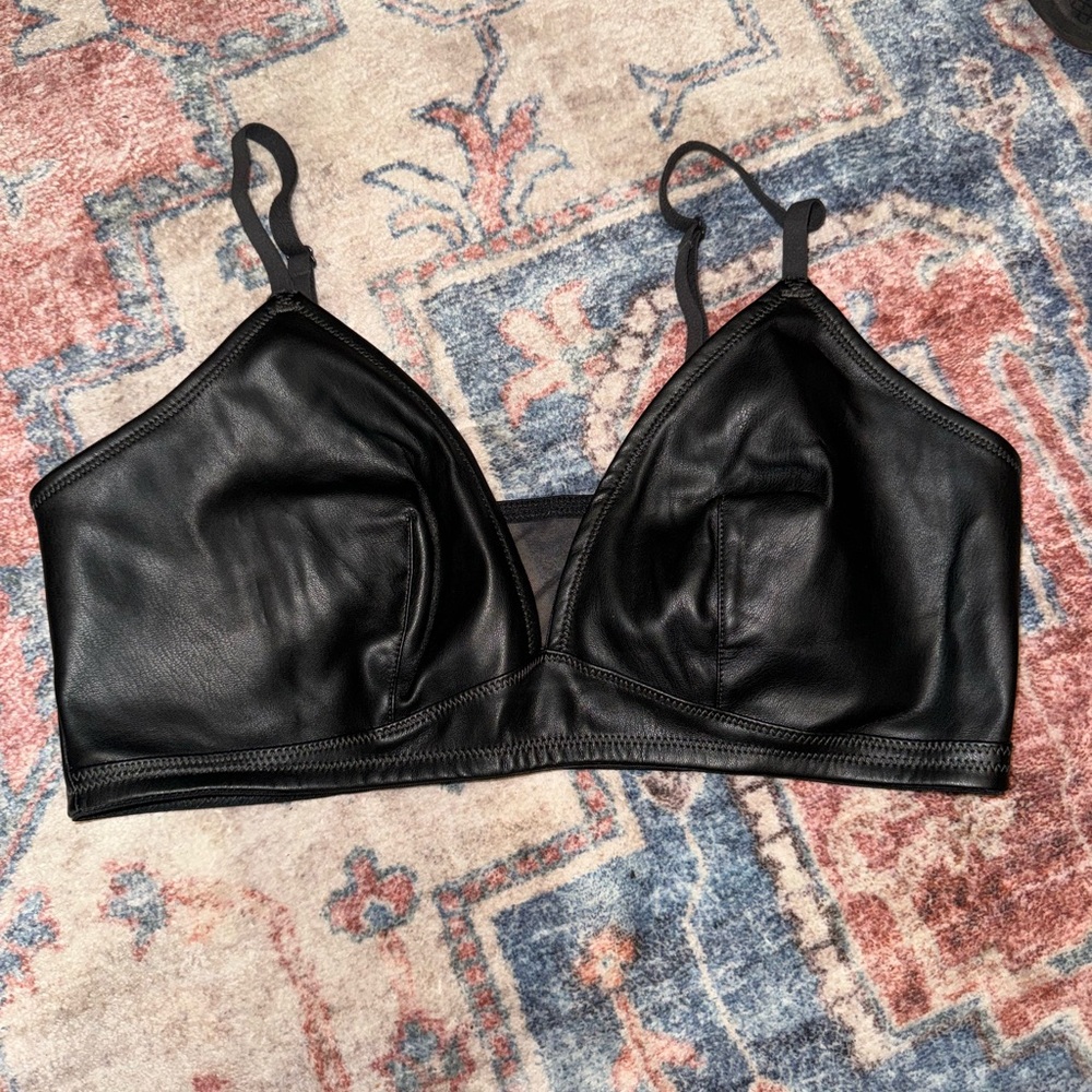 Leather Bralette